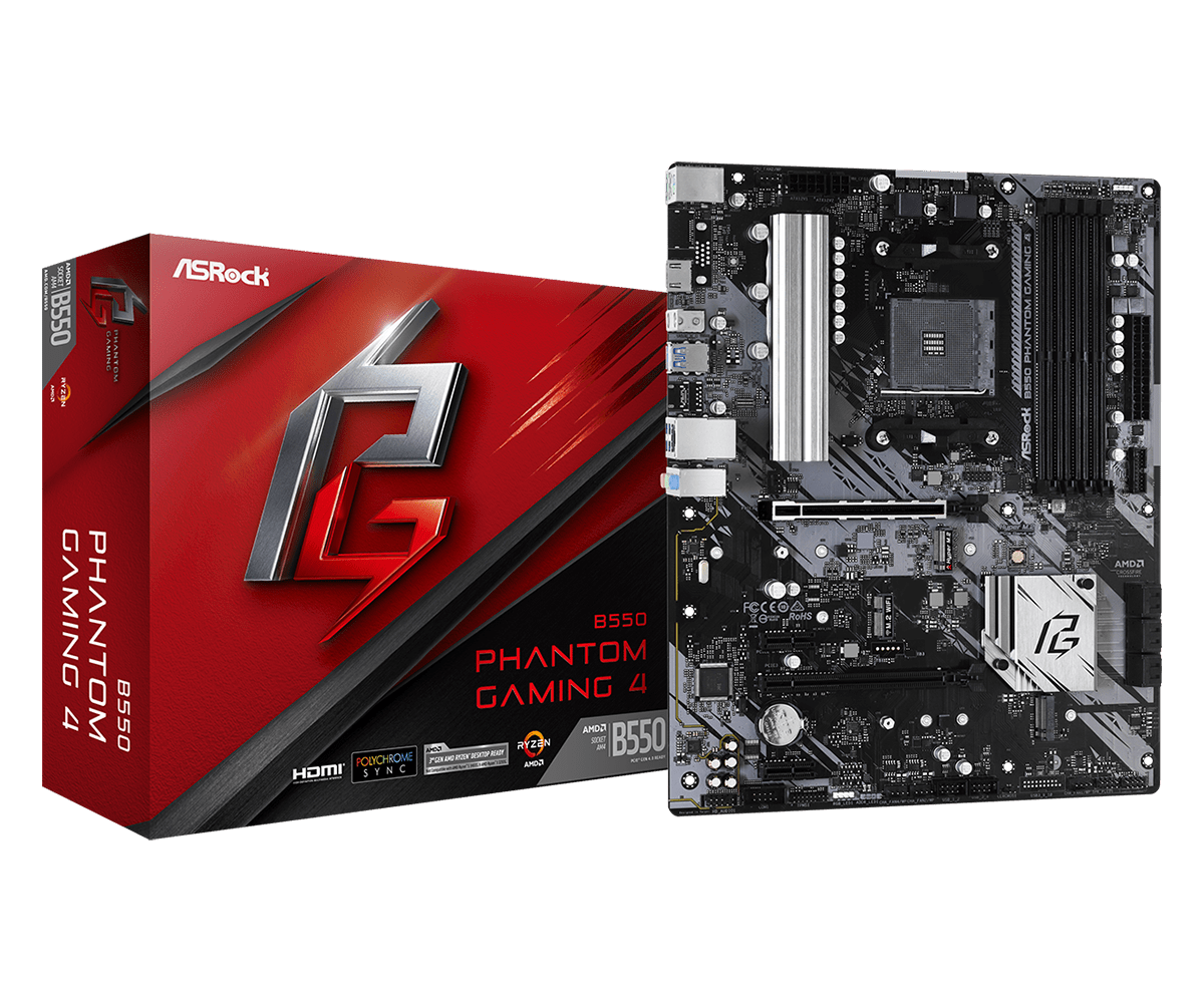 Placa Madre ASRock B550 Phantom Gaming 4